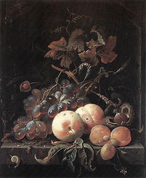 Abraham Mignon Still-Life with Fruits oil painting picture